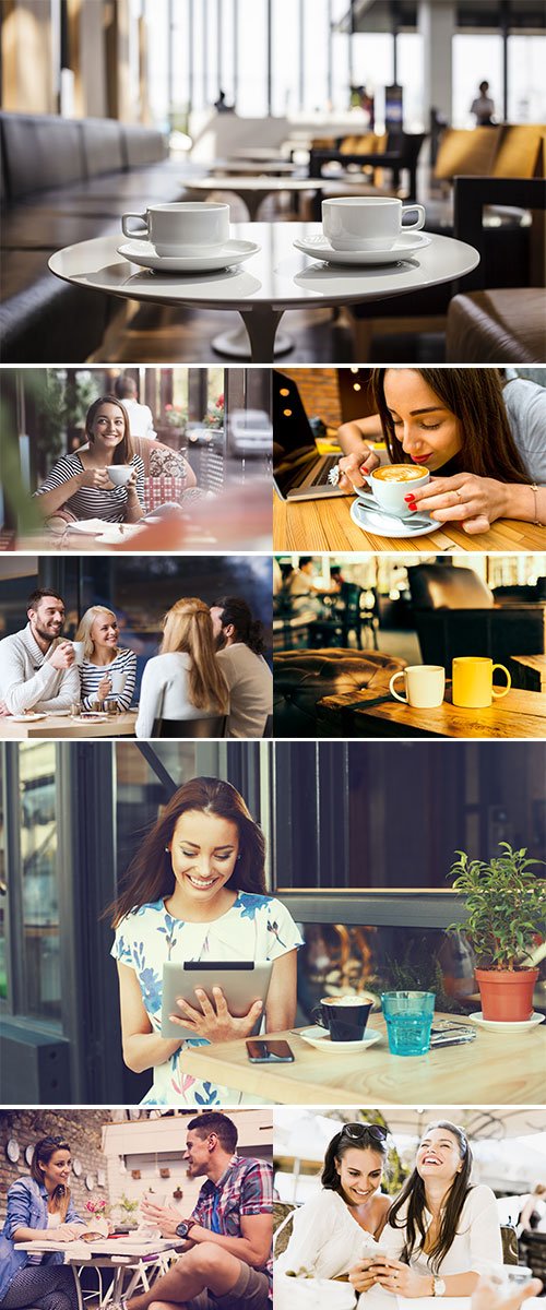 Stock Photos - People in Coffee