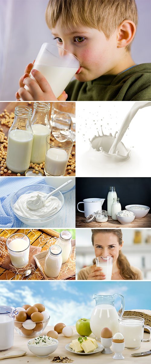 Stock Photos - Pouring Creamy Milk