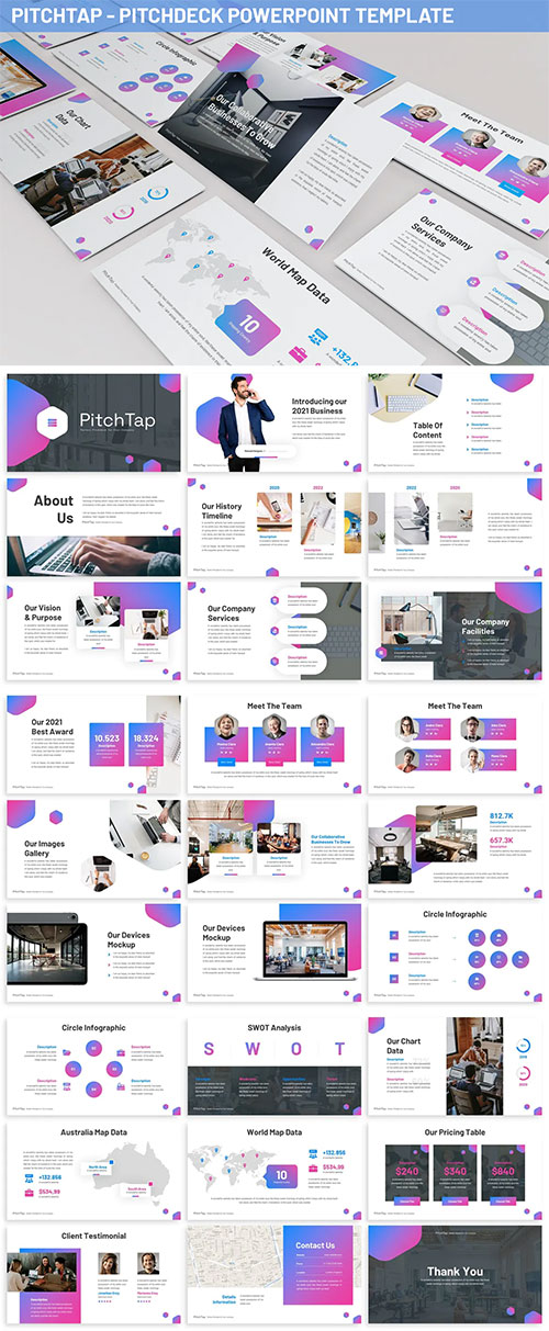 Pitchtap - Pitchdeck Powerpoint Template