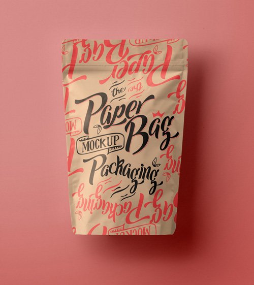 Paper Pouch Packaging Mock-Up Vol 3