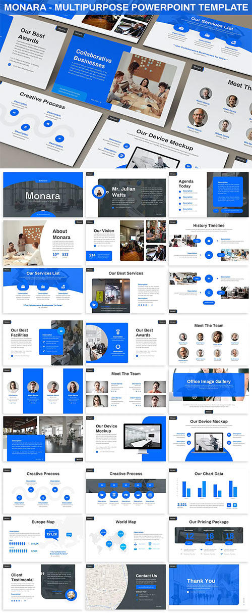 Monara - Multipurpose Powerpoint Template