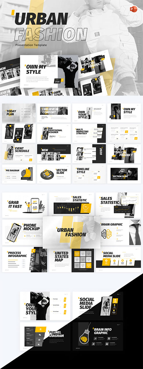 Urban Fashion PowerPoint Template