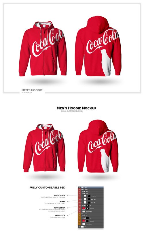 Hoodie Mock-up Template