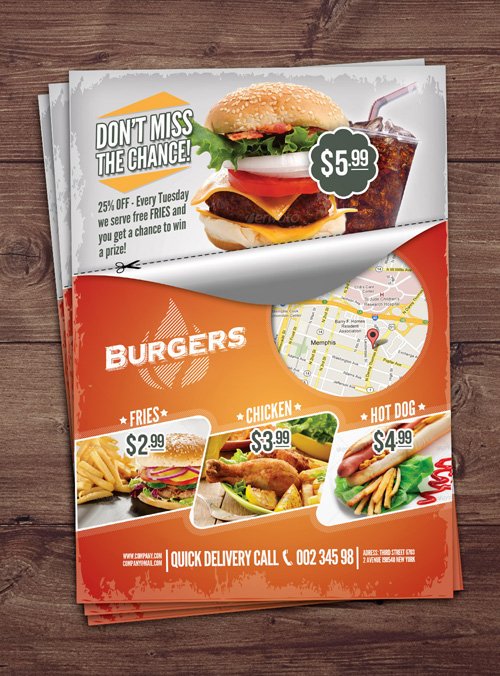 Fast Food Flyer Template