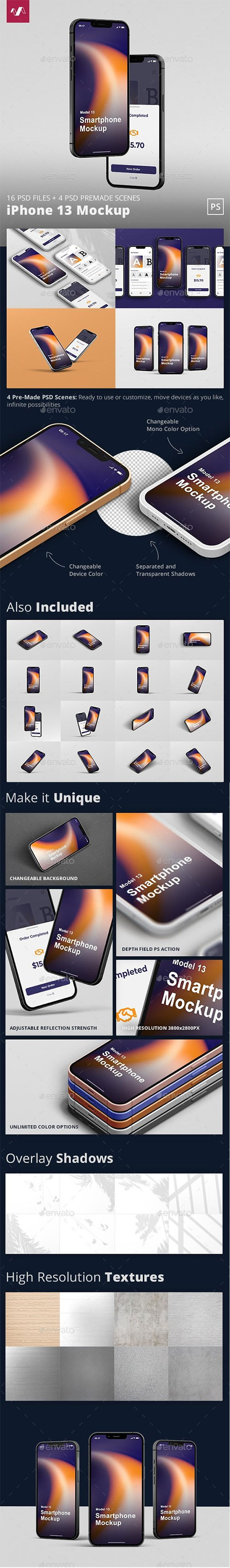 Phone 13 Mockup 33894509