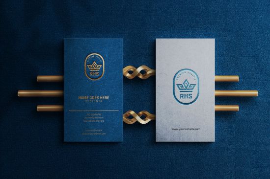 Mockup Business Card - Luxury Style
