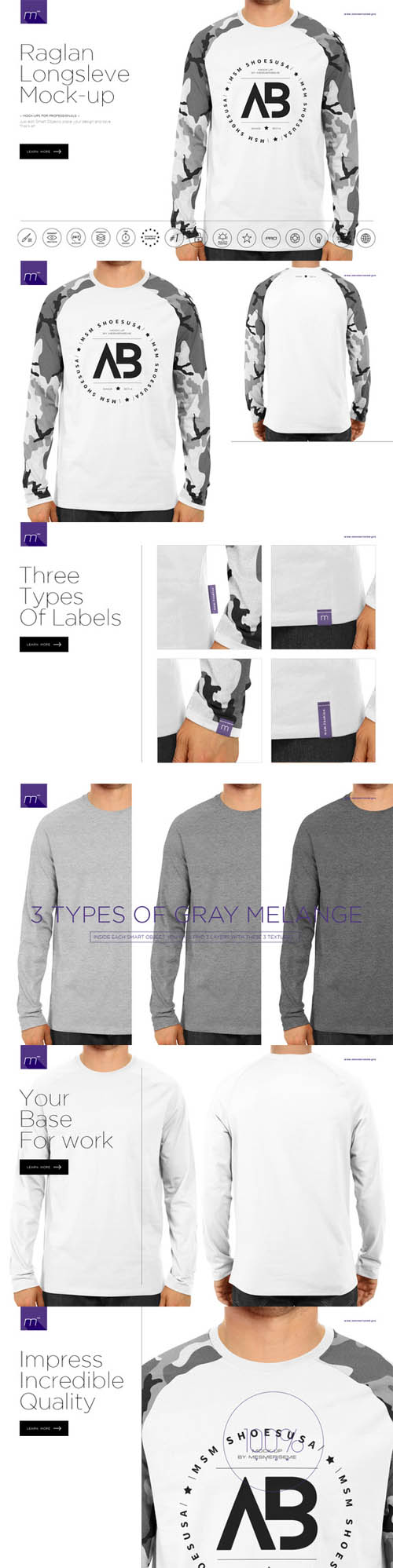 Raglan Longsleeve Mock-up 501680