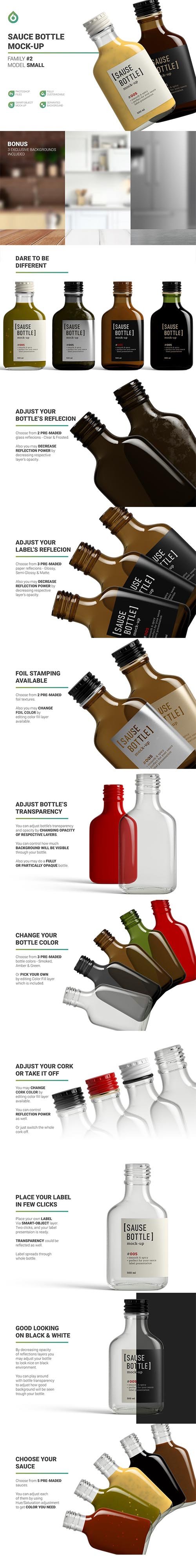 Sauce Bottle Mockup 5672849