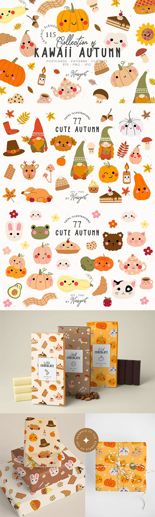 Autumn Kawaii Cozy Fall Set 6530315