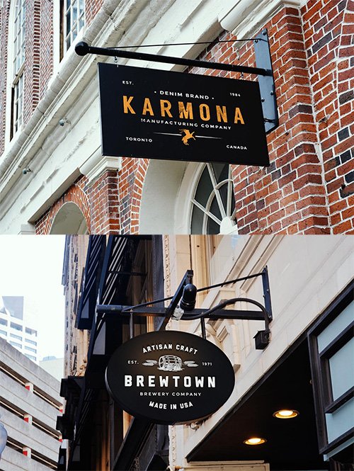 Shop Signs Mock-ups