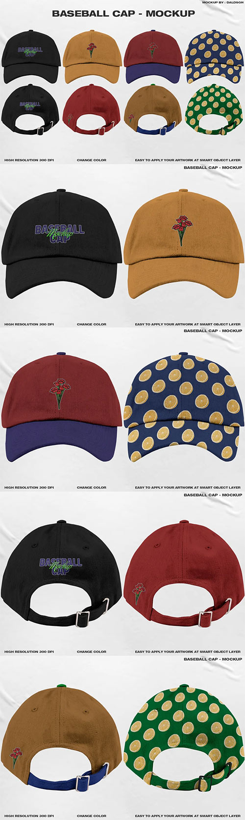 Baseball Cap - Mockup 6491519