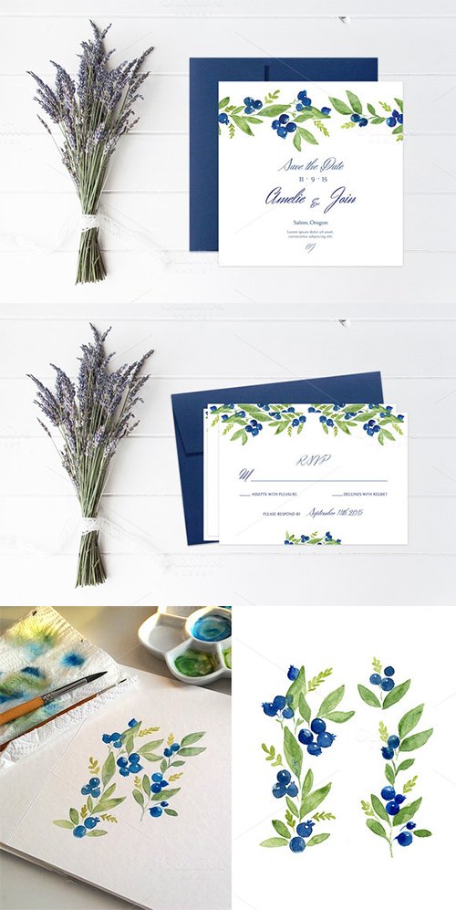 Blueberry Wedding Collection 367791