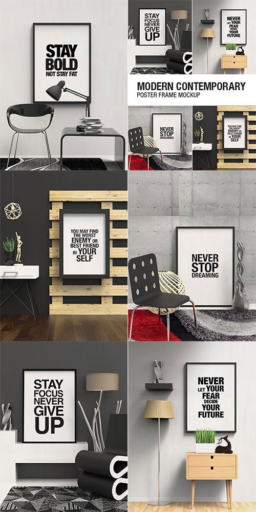 Modern Contemporary Frame Mockup 497916