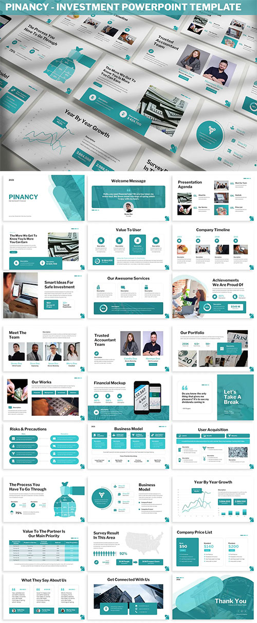 Pinancy - Investment Powerpoint Template