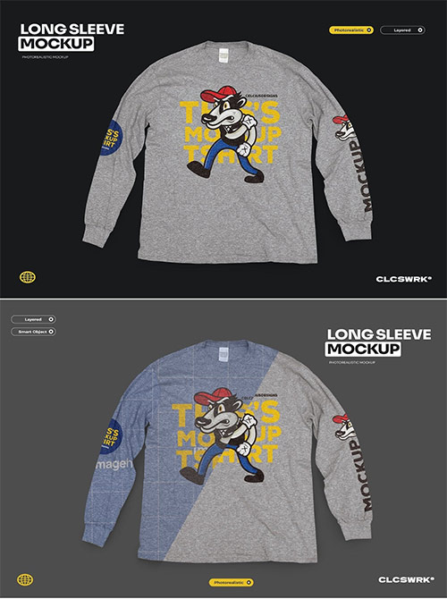 Cd Long Sleeve Mockup