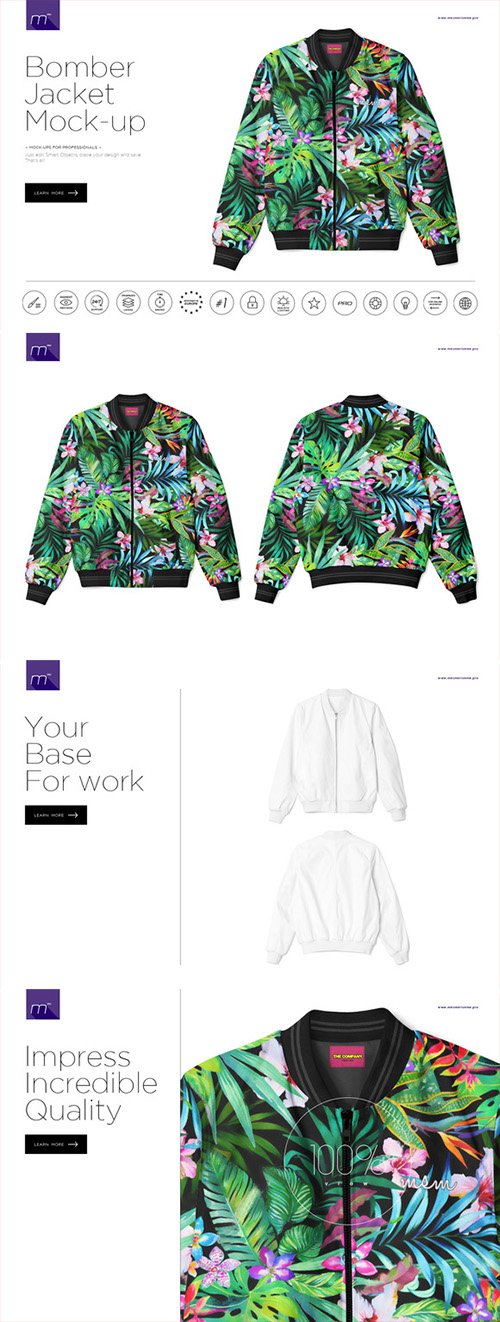 Bomber Jacket Mock-up 476435