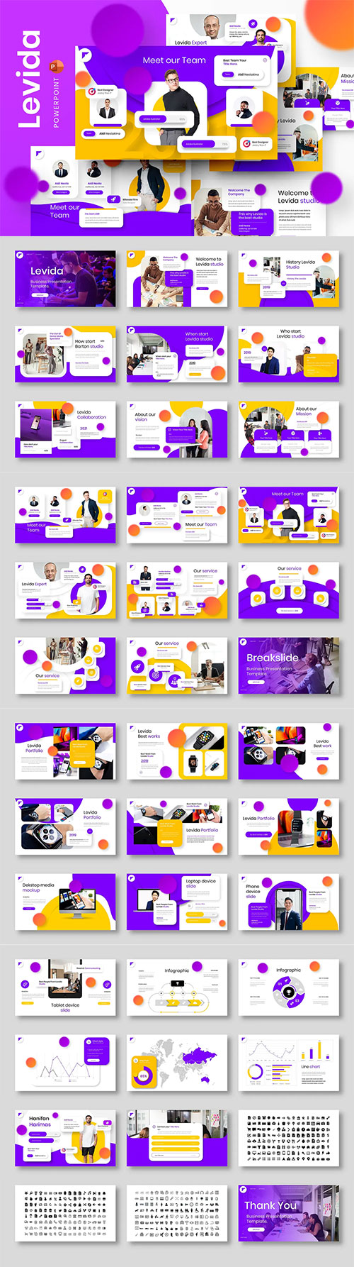 Lavida – Business Powerpoint, Keynote and Google Slides Template