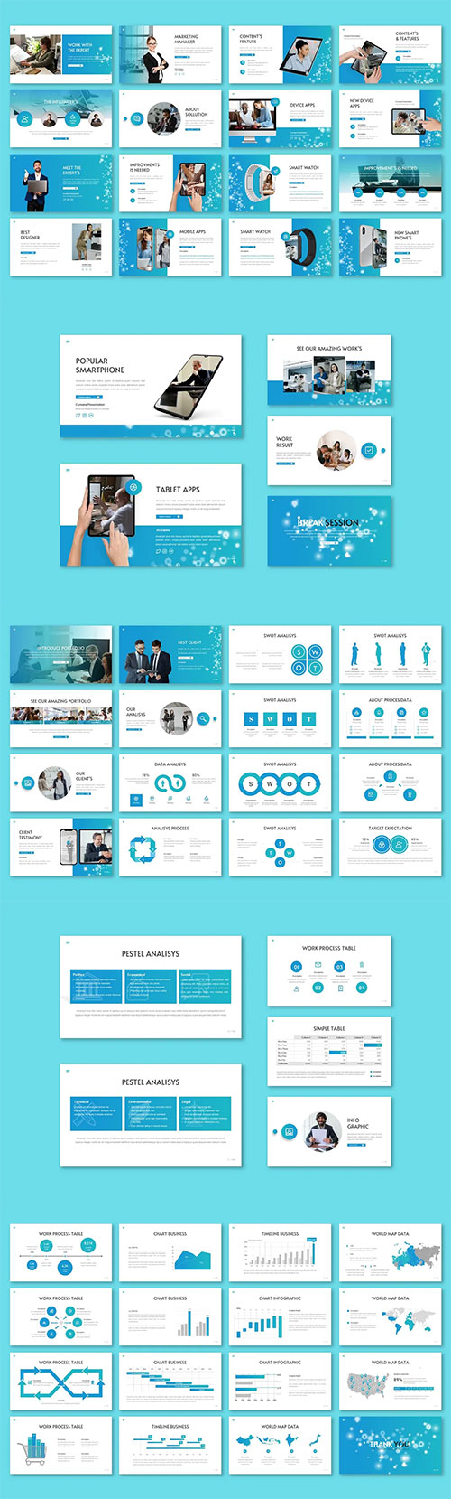 Curvana - Simple Powerpoint, Keynote and Google Slides Template