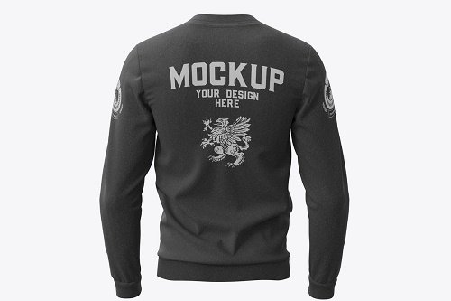 Sweater Mockup. Back Side