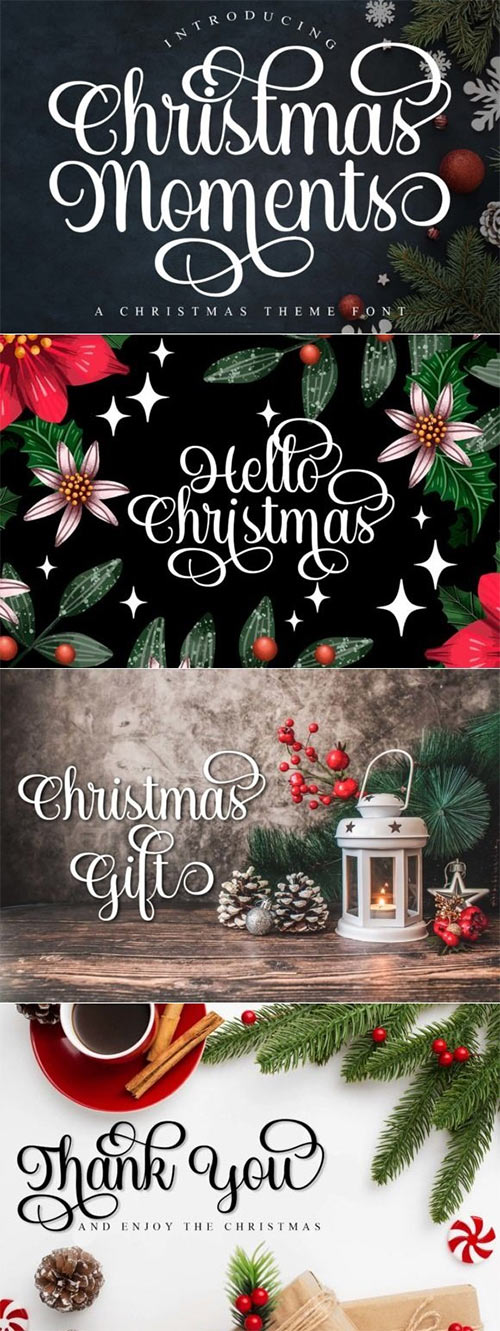 Christmas Moments Font