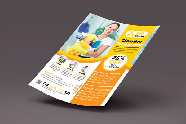 PSD Cleaning Services Flyer