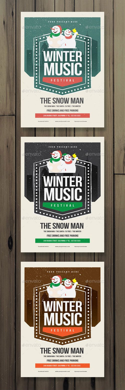 Winter Music Flyer 13878372