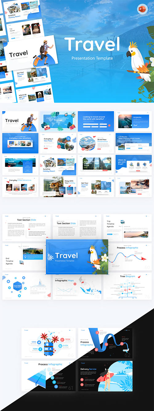 Travel Creative PowerPoint Template