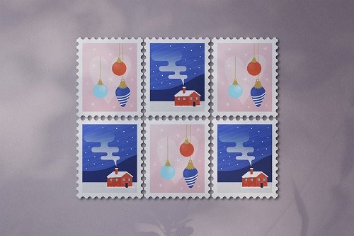 Stamps Mockup Collection 6703754
