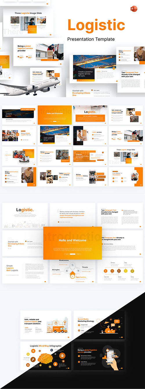 Logistic Professional PowerPoint Template