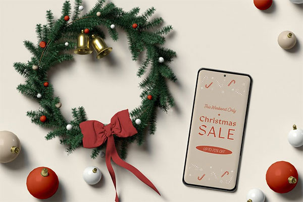 Christmas Phone Mockup