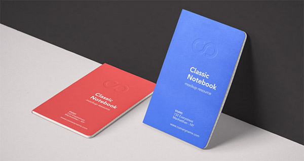 Classic Notebook Mockup Vol 4