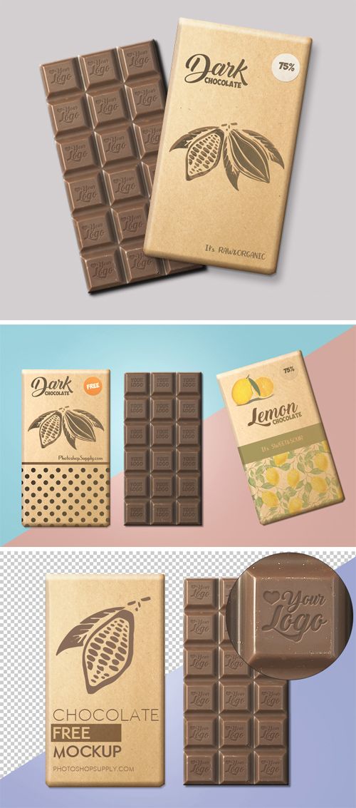Chocolate Bar Mockup