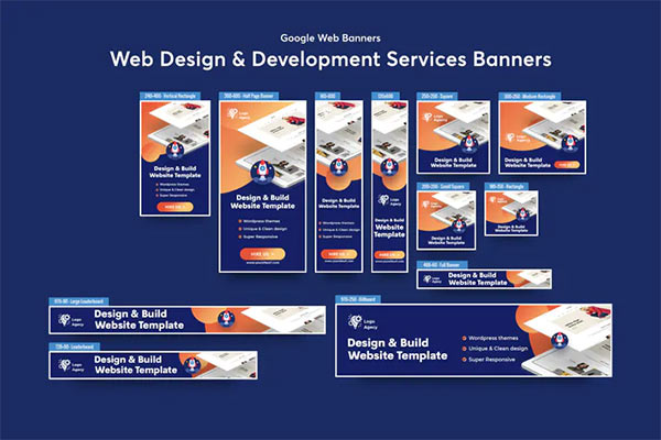 Web Design & Development Services Banners Ad