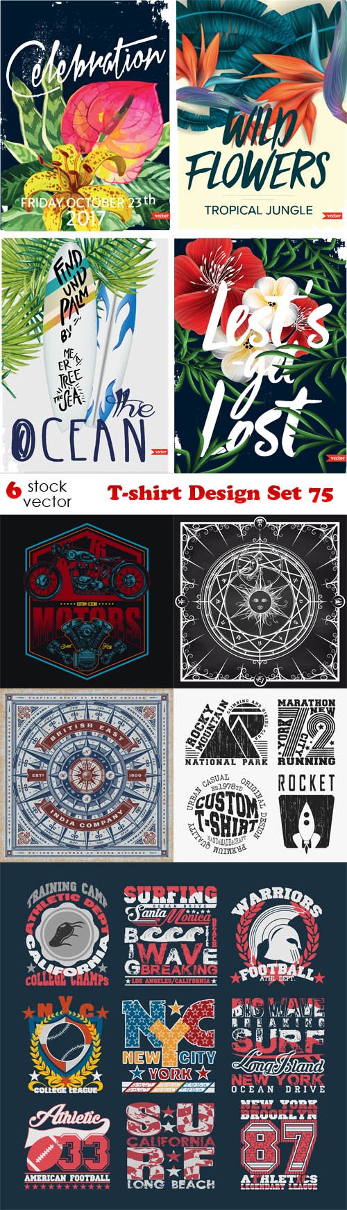 Vectors - T-shirt Design Set 75