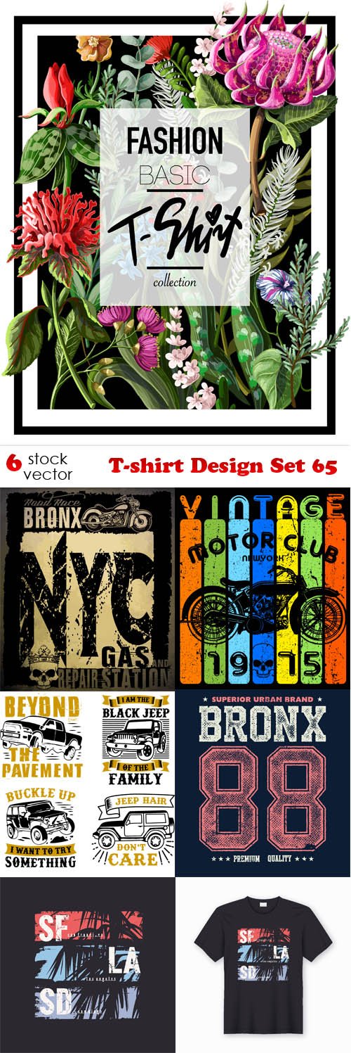 Vectors - T-shirt Design Set 65