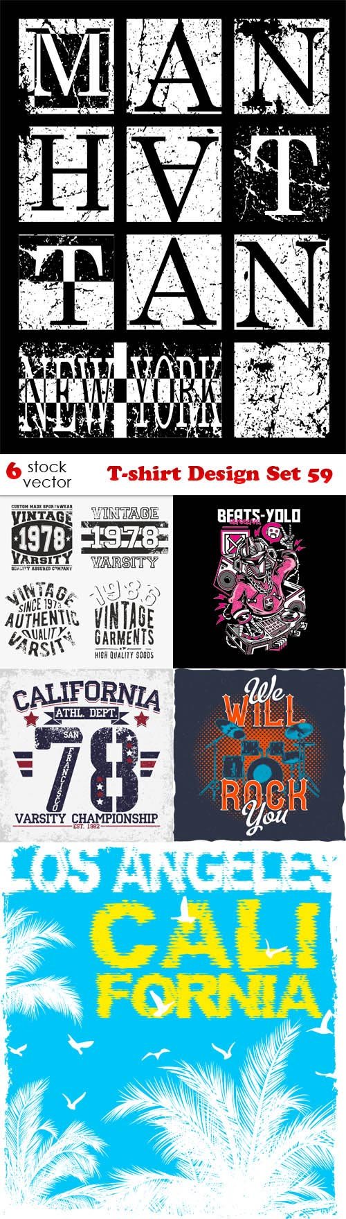 Vectors - T-shirt Design Set 59