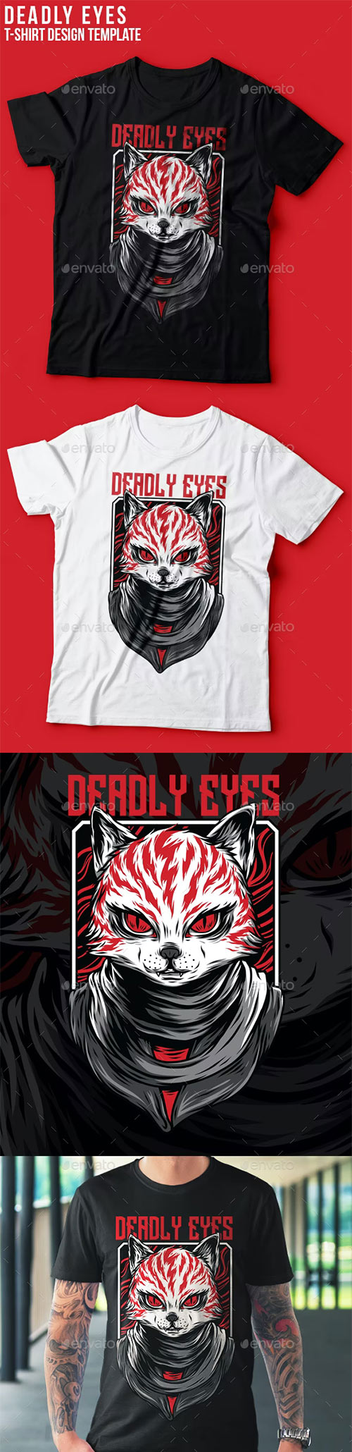 Deadly Eyes T-Shirt Design 23843031