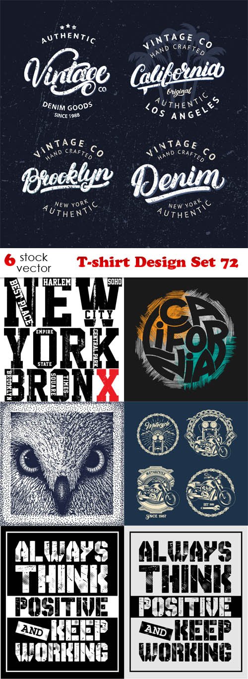 Vectors - T-shirt Design Set 72