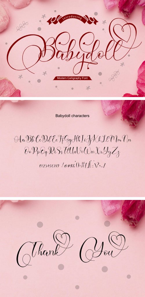 Babydoll - Romantic Calligraphy Font