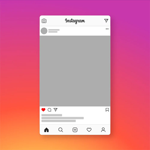 Instagram Post Mockup Vector & PSD