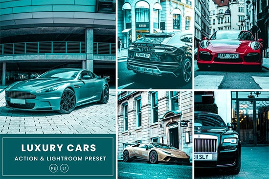 Luxury Cars Tones Action & Lightrom Presets