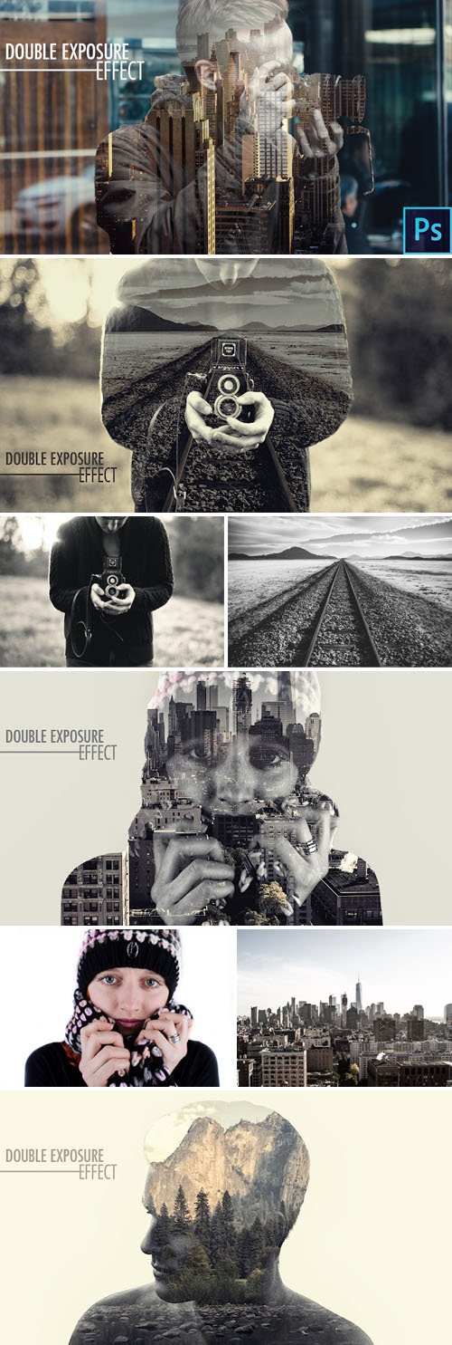 Double Exposure Vol.3 - Photoshop Effect +Tutorial