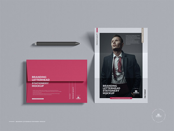 Branding Letterhead Stationery Mockup