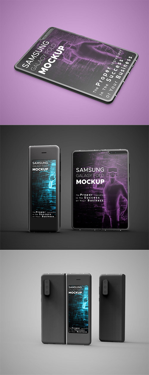 Samsung Galaxy Fold Mockup