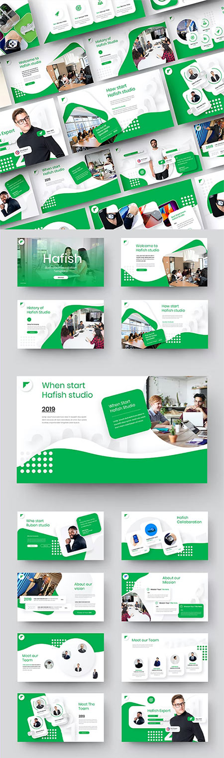 Hafish - Business Powerpoint, Keynote and Google Slides Templates