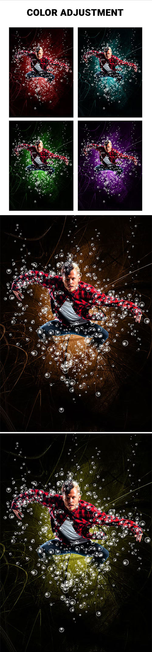 Bubbles Photoshop Action 20439468