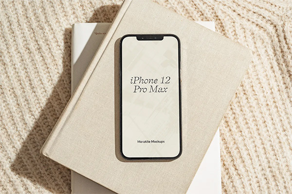 iPhone 12 Pro Max PSD Mockup Minimal
