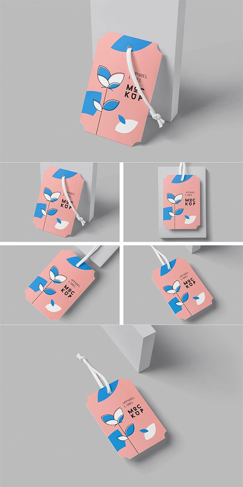 Clothing Apparel Label Mockups 6860854