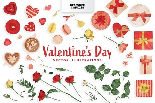 Valentines Day Vector Illustrations