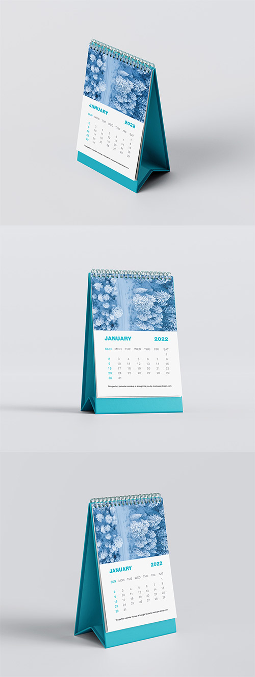 Desk Calendar Mockup